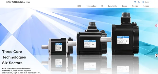 9 Homepage screenshot of Sanyo Denki Micro Blower Division.webp